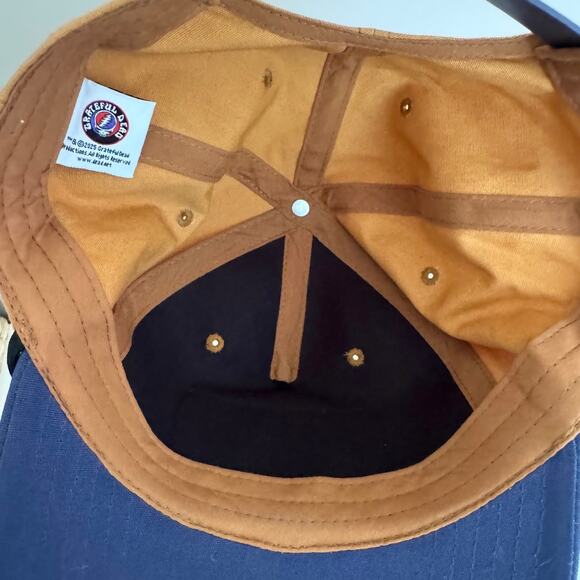 Grateful Dead Dancing Skeletons Patch Adjustable Snapback Hat - Picture 5 of 10